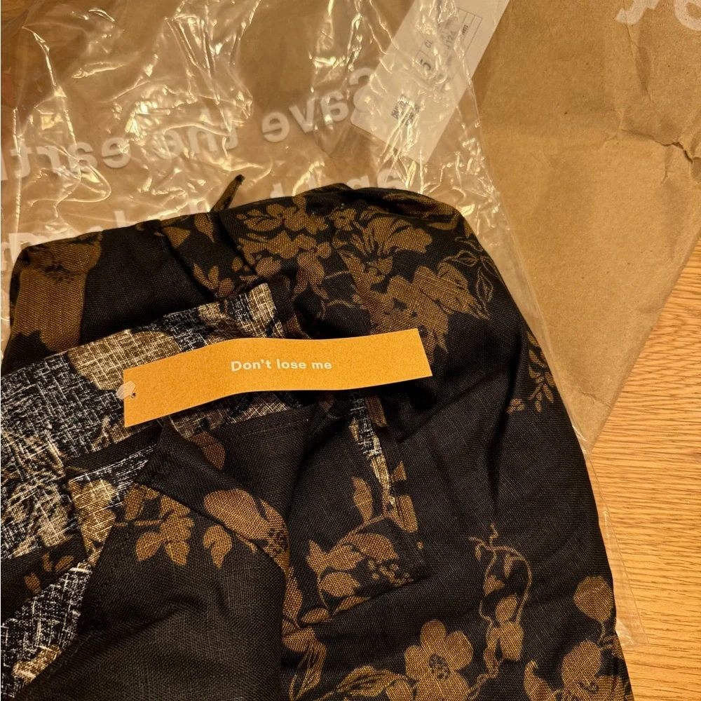 Reformation Black and Gold Backless Dress - Picture 7 of 8